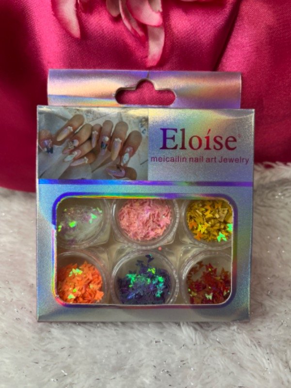 Producto - Deco mariposa de colores eloise x6- colores claro