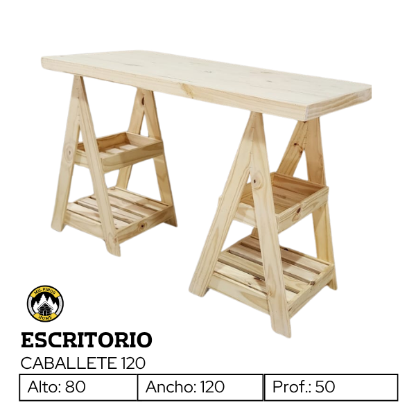 Producto - ESCRITORIO CABALLETE 120