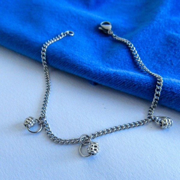 Producto - Pulsera Grumet 3 Argollitas