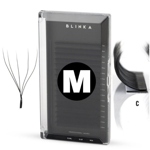 Producto - Extensiones Tecnologicas Blinka - 5D Clover 0.07 - Curva M Foxy