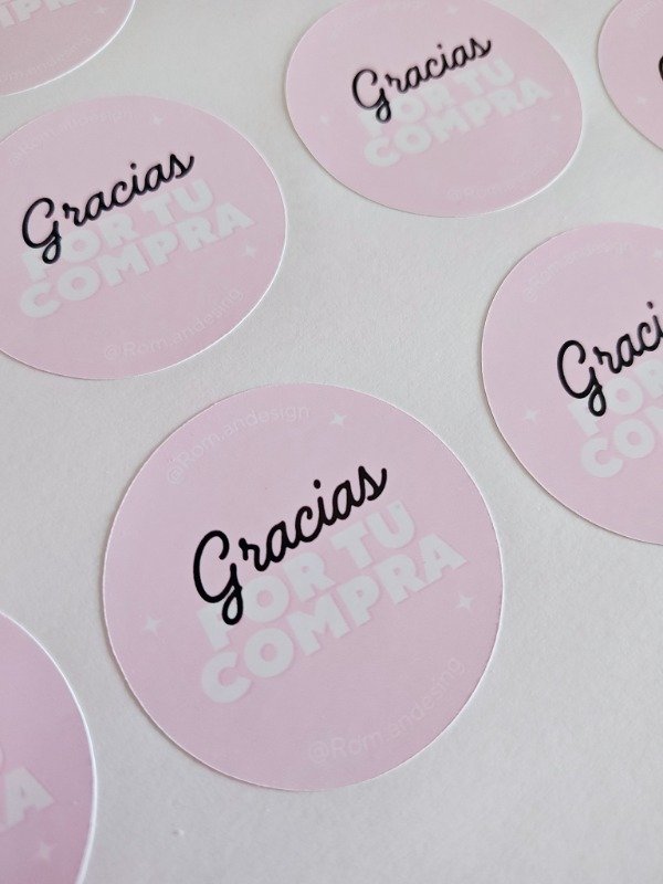 Producto - Plancha de stickers tamaño A4 troquelados