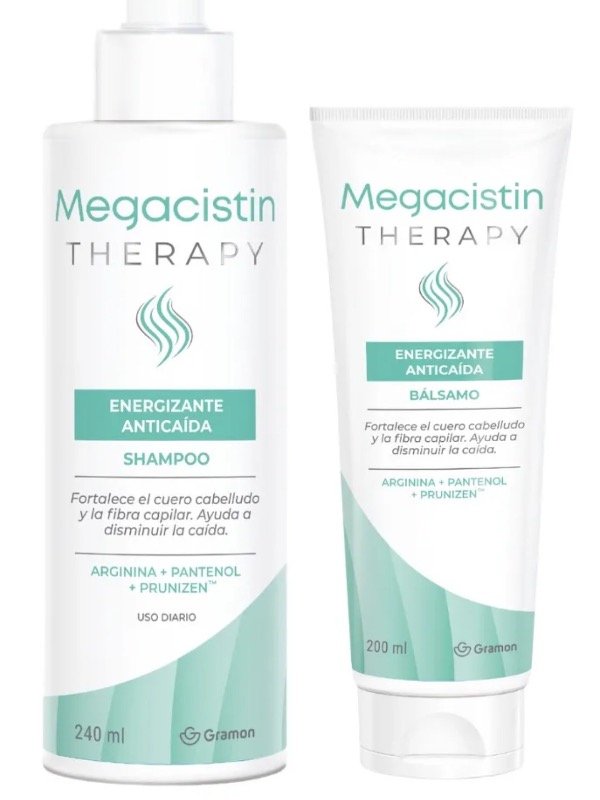 Producto - Megacistin Therapy Energizante Anticaida combo de shampoo y acondicionador