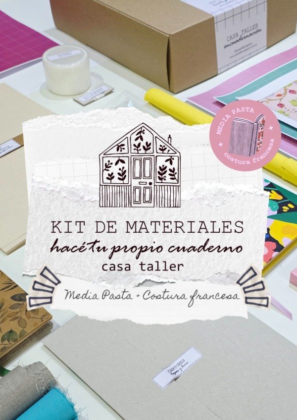 Producto - Kit Media Pasta HACE TU PROPIO CUADERNO