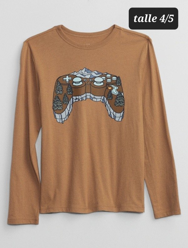 Remera manga larga gap talle 4/5 jostick
