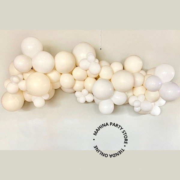 Producto - Globos de látex standard vainilla x 25