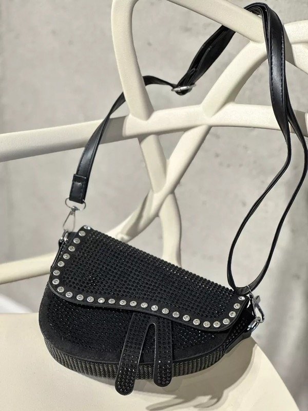 Producto - Mini bag Ashley Negra Strass