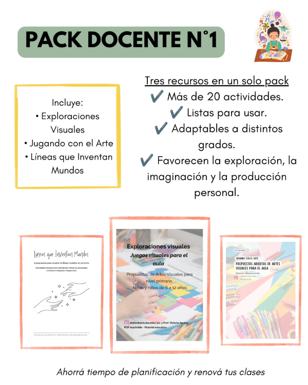 Producto - PACK DOCENTE 1 - Dibujo y creatividad en nivel primario.