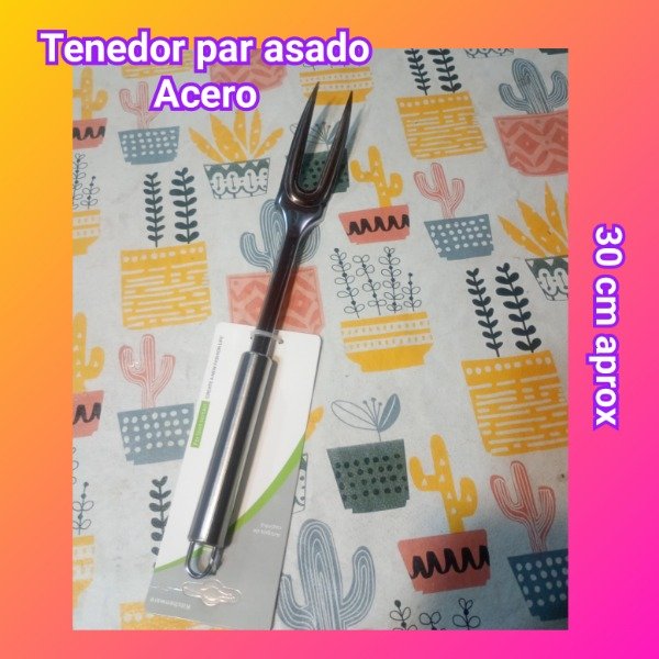 Producto - Tenedor de asado acero