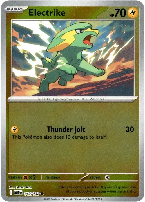 Producto - Electrike - 049/132 - Mega Evolution - Reverse Holo