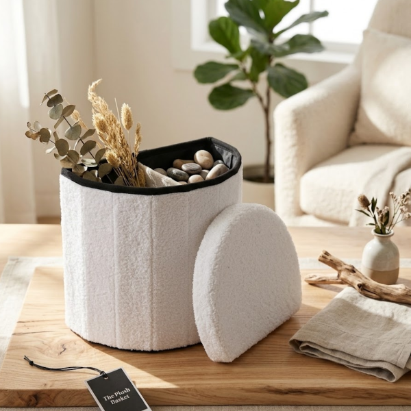 Producto - Puff Baúl Organizador De Calzado Y Guardado Medialuna - 2