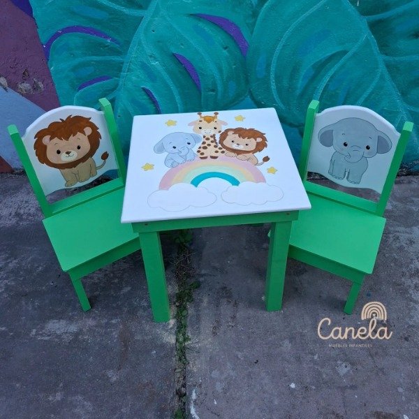 Producto - Mesas tapa fija + 2 sillas - 10