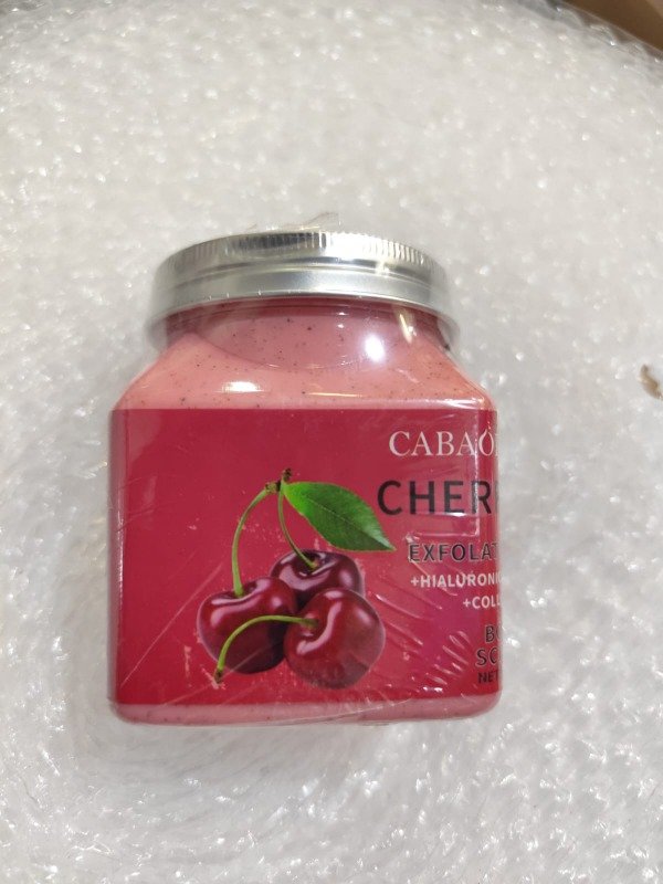 Producto - CR1173 exfoliante corporal o facial con extracto de cereza