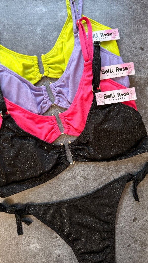 Producto - ART 1040U - PACK X4 (Bikini lycra brillosa, aplique U) - 2