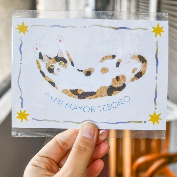 Producto - Postal Tesoro Calicó osc.