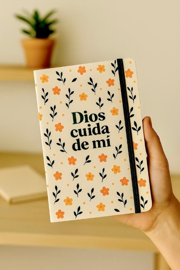 Producto - CUADERNO CON ELASTICO - Dios cuida de Mi