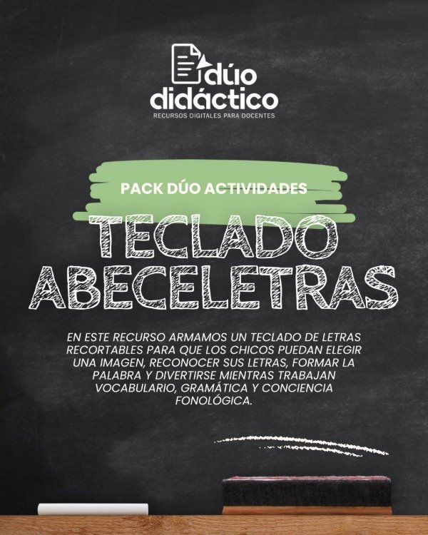 Producto - PACK DÚO TECLADO ABECELETRAS