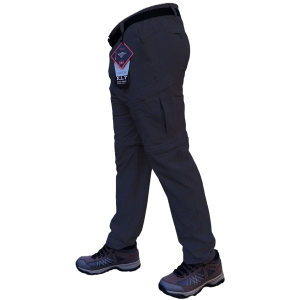 Pantalón desmontable 2 en 1 secado rápido azul