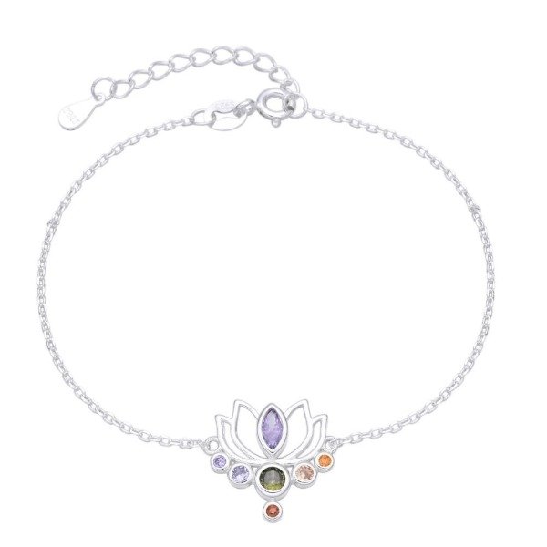 Producto - Pulsera Flor de loto Plata 925