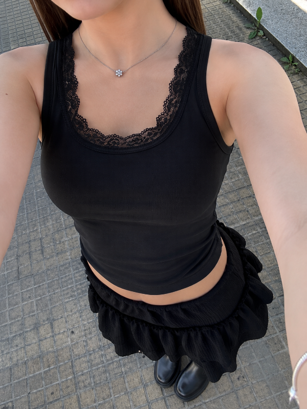 Producto - MUSCULOSA ENCAJE