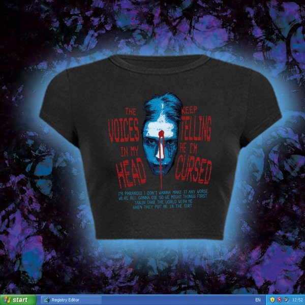 Producto - VOICES IN MY HEAD - baby tee