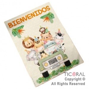 Producto - POSTER BIENVENIDOS SAFARI X1