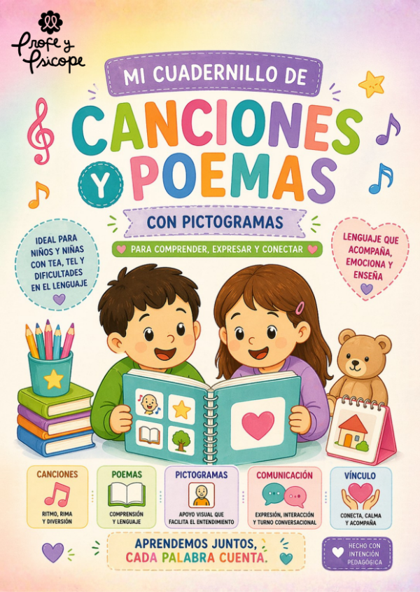 Producto - Canciones Infantiles y poemas Adaptación con Pictogramas TEA y TEL
