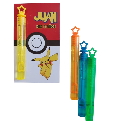 Producto - BURBUJEROS FORMAS C/ TARJETA