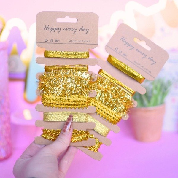 Producto - Set de 6 hilos metalizados para deco