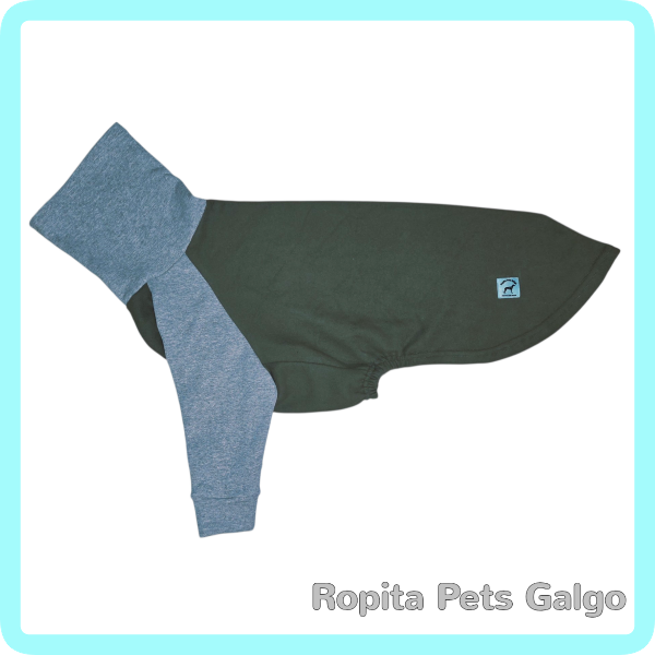 Producto - Polera Cordoba Gris/Verde militar