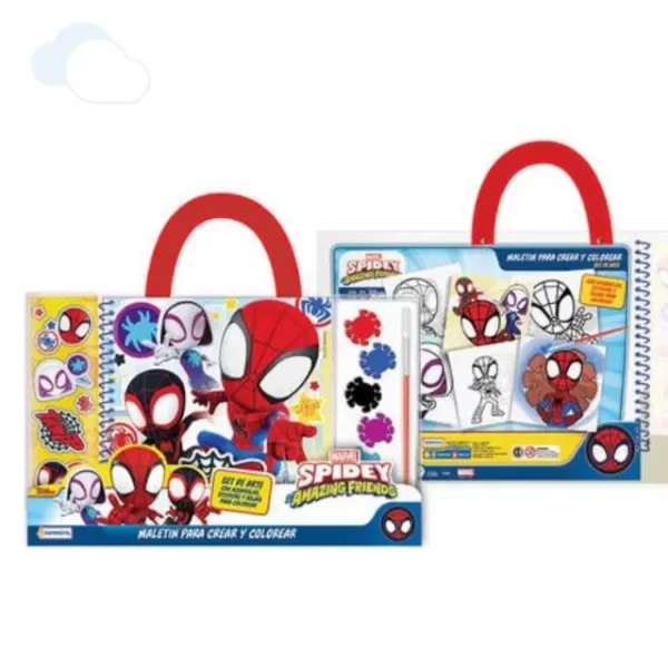 Producto - MALETIN PARA CREAR Y COLOREAR SPIDERMAN
