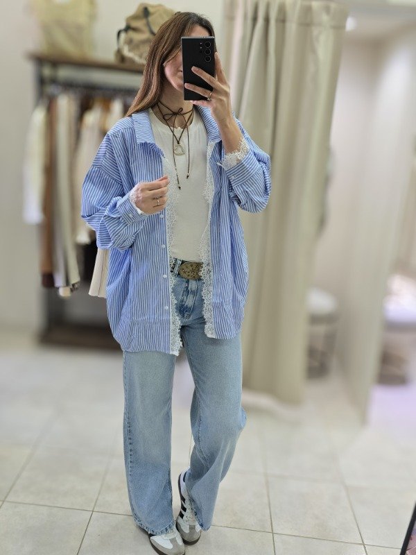 Producto - Camisa ELENA azul - 2