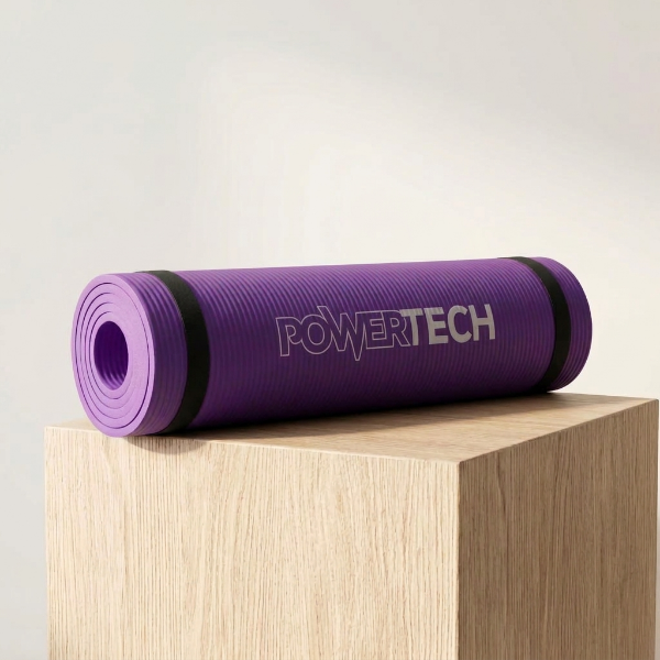 Producto - Colchoneta Powertech Mat Yoga 10 mm NBR Pilates antideslizante fitness - 0