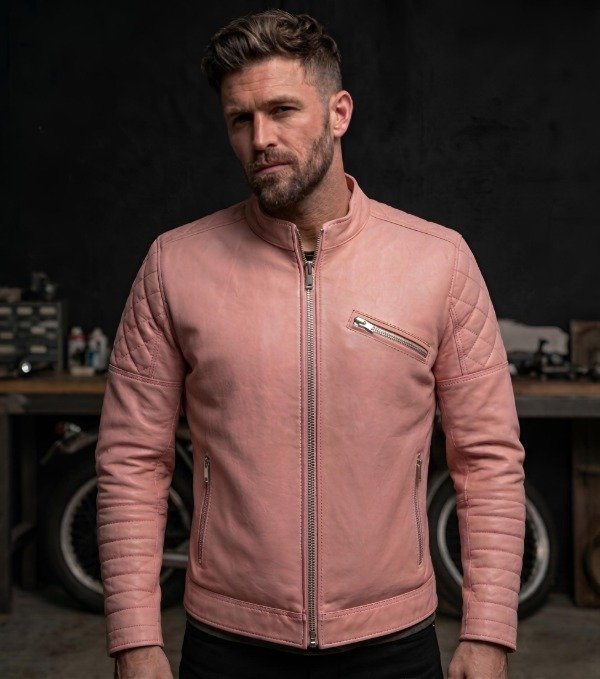 Producto - Campera Pink Soul Cuero Eco Hombre / Ahle