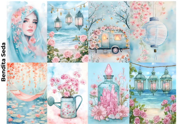 Producto - Bendita Seda 013 Summer (Decoupage)