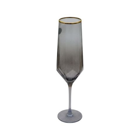 Producto - COPA DE CRISTAL CHAMPAGNE GRIS 230CC X UNIDAD