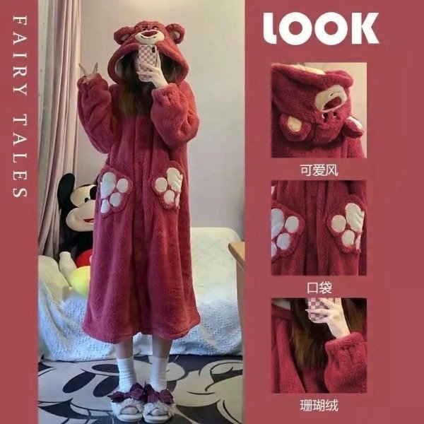 Producto - Bata De Dormir del Oso Lotso Peluche Talle Unico