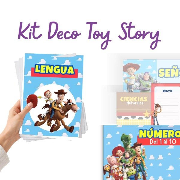 Producto - Kit decoración áulica. Motivo Toy Story