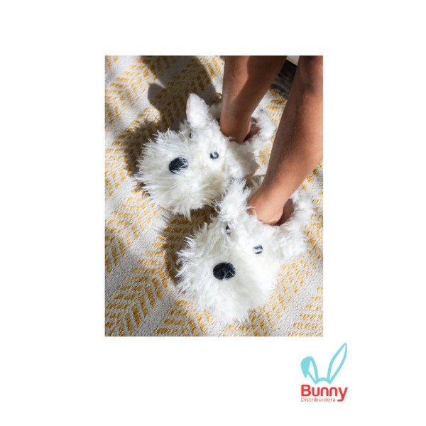 Producto - PANTUFLA PERRO PELUDITO