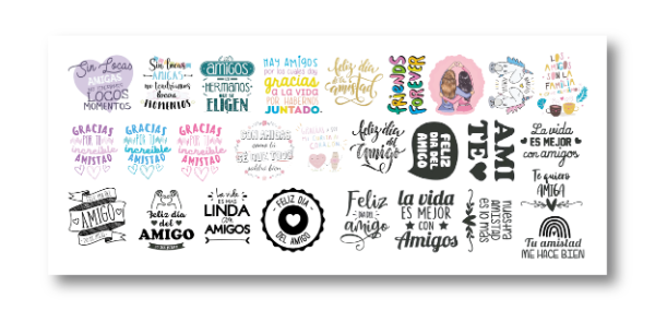 Producto - DTF UV 20x8cm - DIA DEL AMIGO CHICO