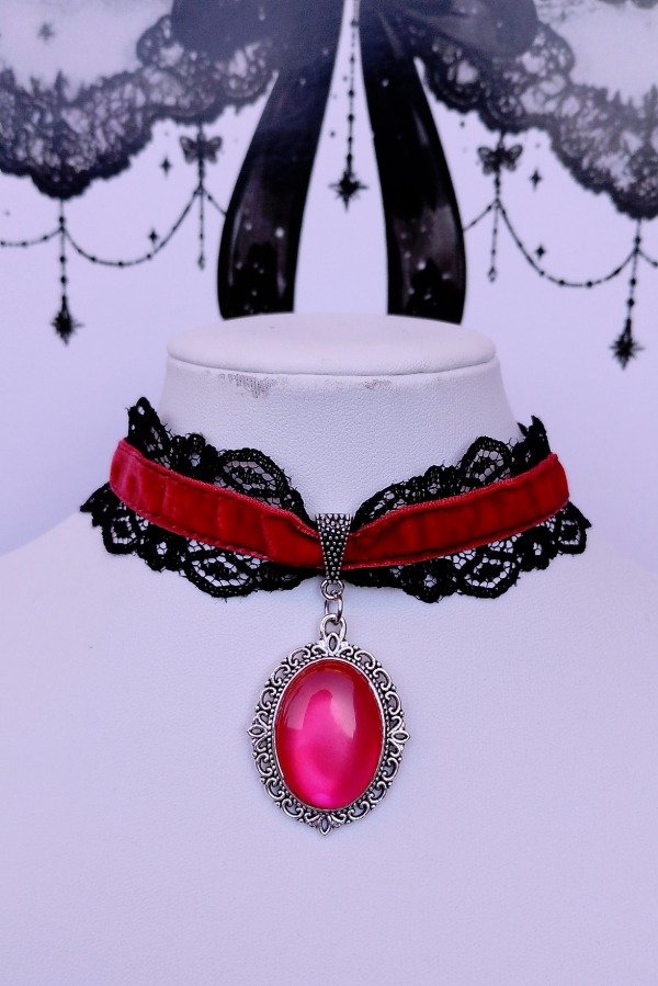 Producto - Choker Raven Gema (1 en stock)