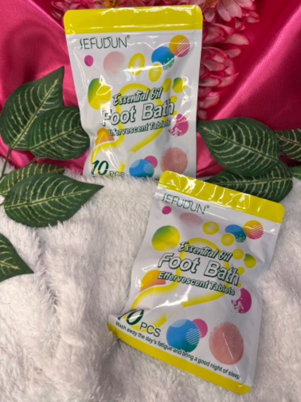 Producto - Esencia de hidroterapia para pies en tableta efervescente