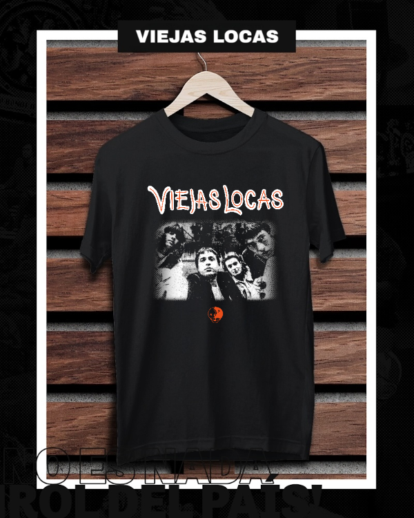 Producto - Remera Negra Viejas Locas III