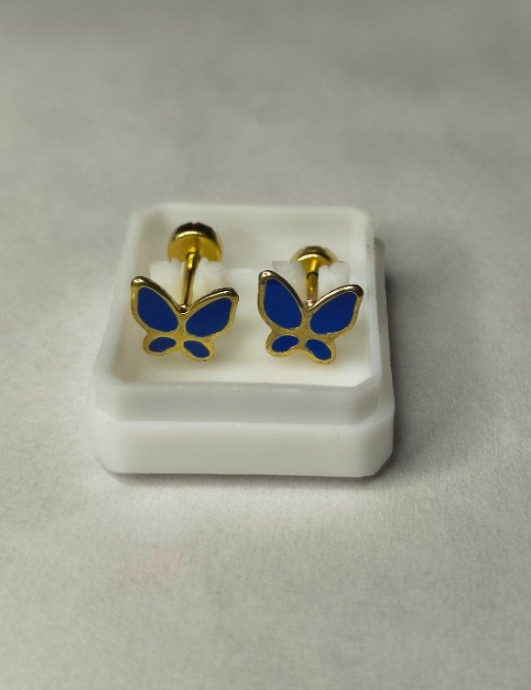 Producto - Abridor dorado mariposa azul
