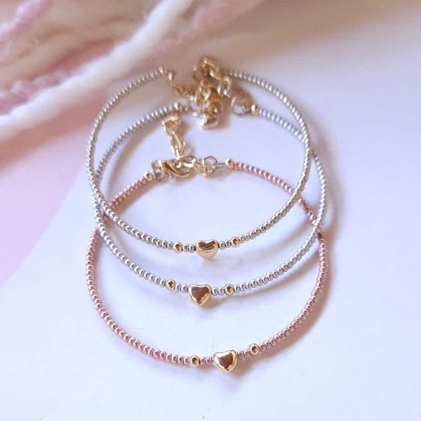 Producto - Pulsera Romantic Checa Corazón Rose