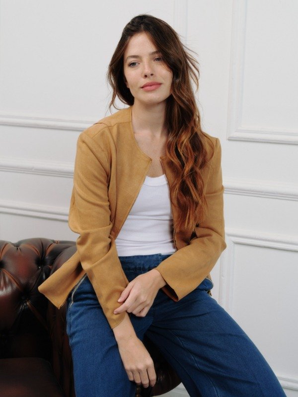 Producto - SACO GAMUZA LOURES IMPORTADO BY VELARUS