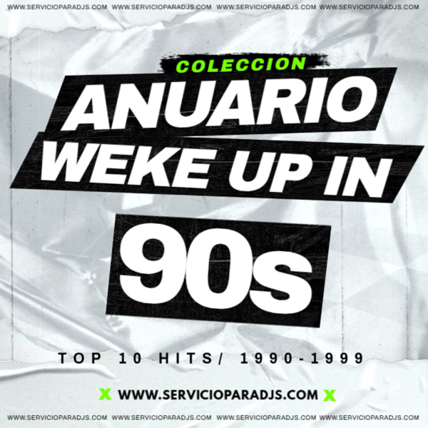 Producto - ANUARIO WEKE UP IN TOP 10 - 1990-1999
