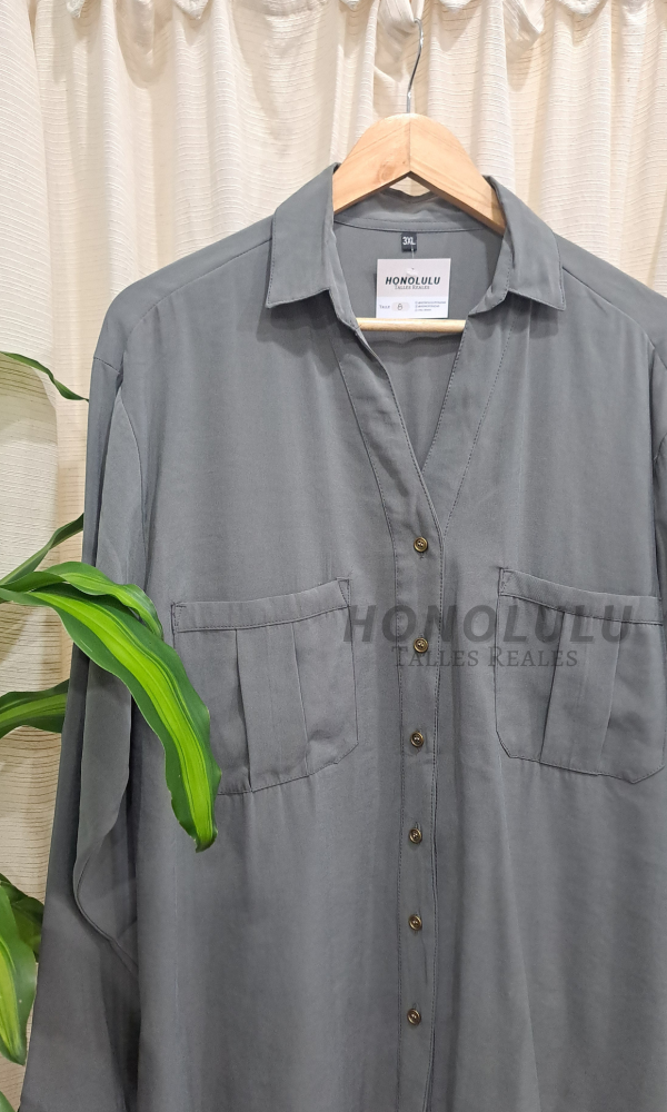 Producto - Camisa Cupro Gris - 1