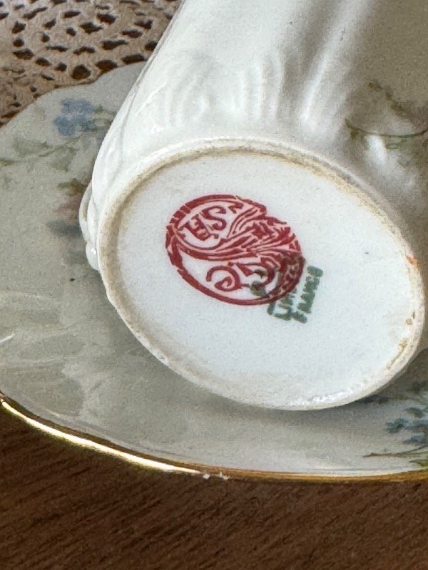 Producto - 6 Tacitas chocolate porcelana Limoges - 4