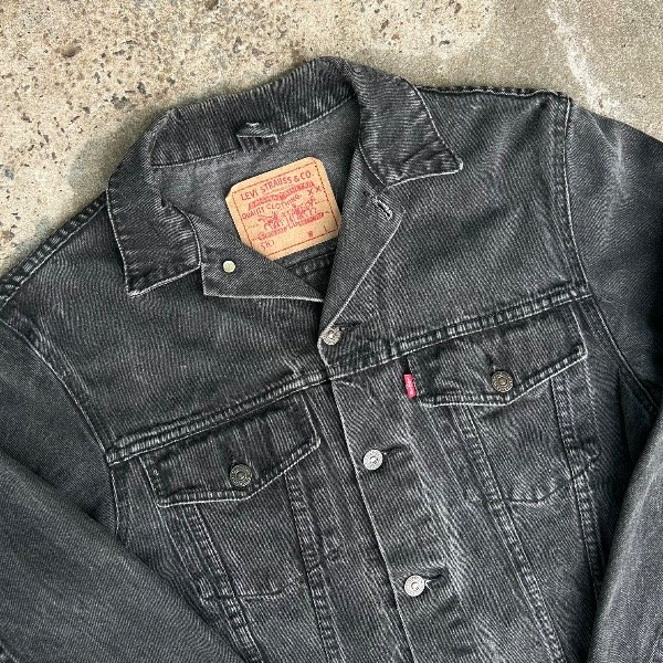 Producto - Campera de jean negra - Levis 510 xs