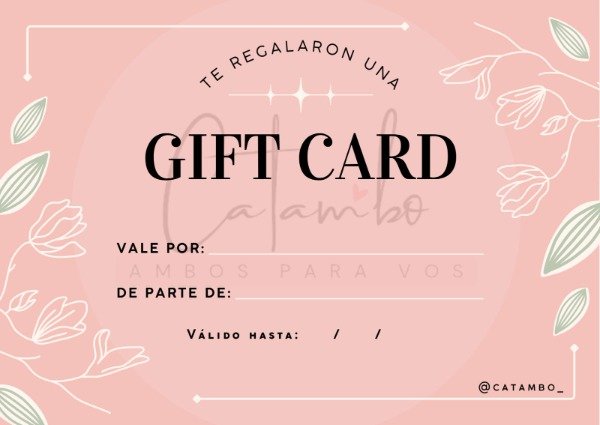 Producto - Gift Card